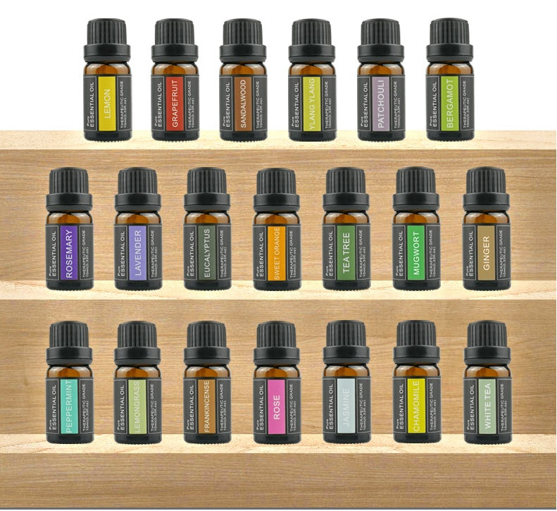 Aceite Esencial de Jengibre, Ajenjo, Rosa y Sándalo - Equilibrio y Relajación Natural