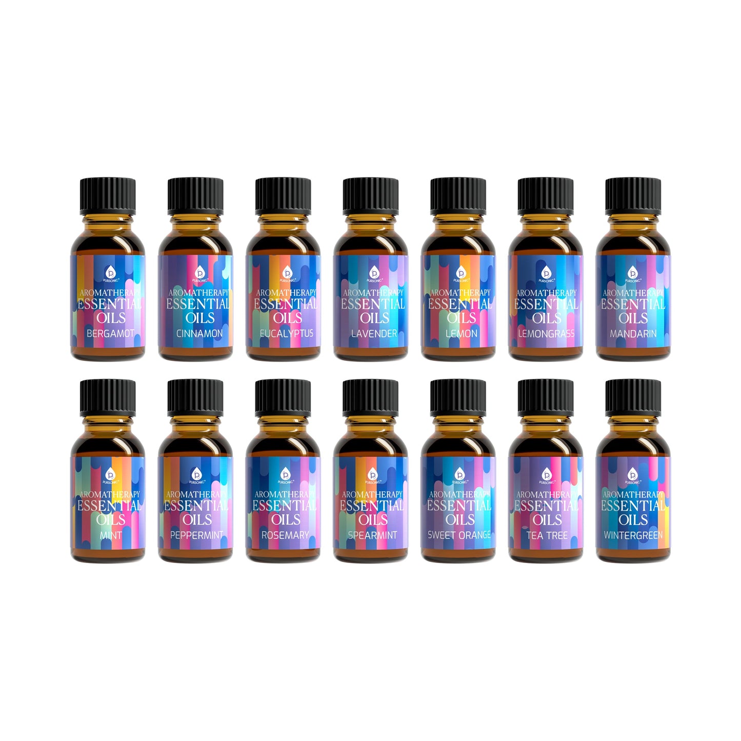 Set de Regalo de 14 Aceites Esenciales – Aromaterapia Premium para Cuerpo y Hogar