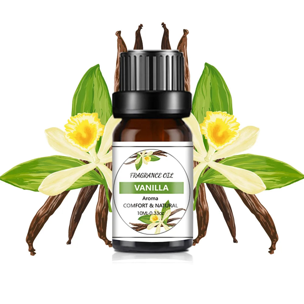 Aceite Esencial Orgánico 10ml - 33 Sabores para Aromaterapia, Velas, Jabones y Más