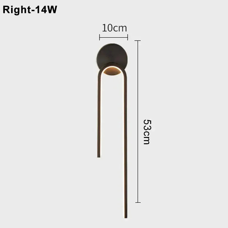 Modern LED Wall Light – Decorative Light for Bedroom, Living Room or Bedside