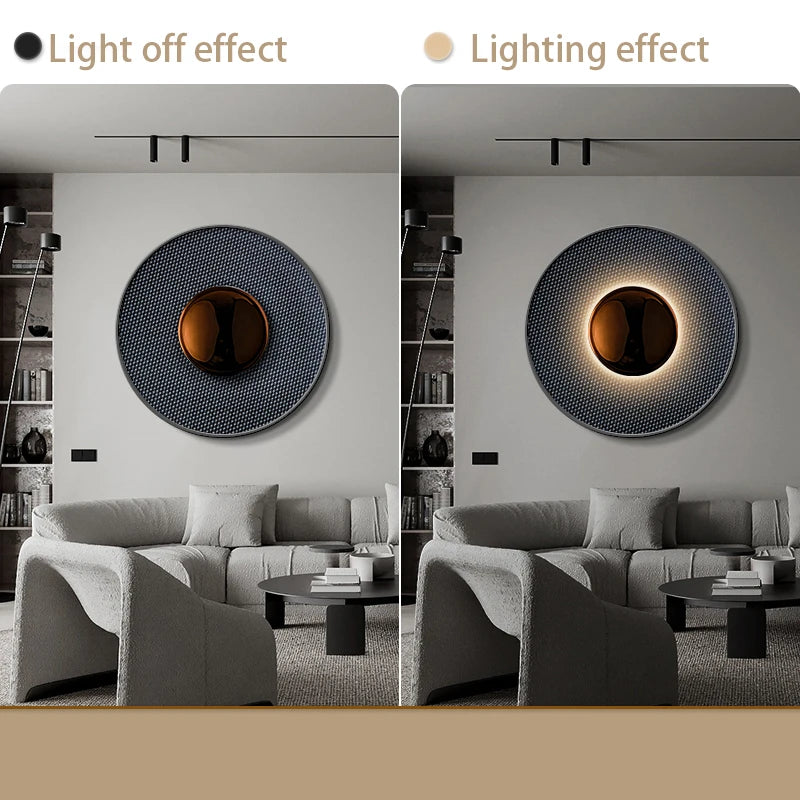 Modern and Minimalist LED Lamp – UFO Wall Sconces for Bedroom and Entryway