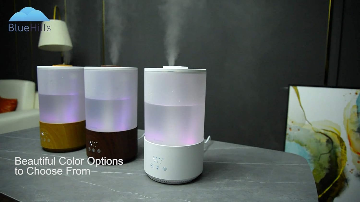 Zenara XL Aroma Diffuser 4L – Difusor Premium de Alta Capacidad con Control Remoto (Dark Wood Grain)