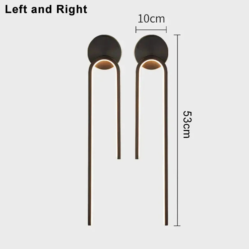 Modern LED Wall Light – Decorative Light for Bedroom, Living Room or Bedside