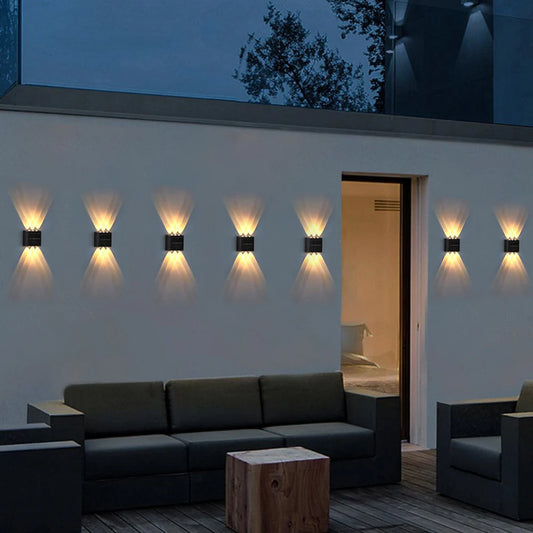 Luz Solar LED para Exteriores – Lámpara de Pared Impermeable con Encendido Automático al Anochecer