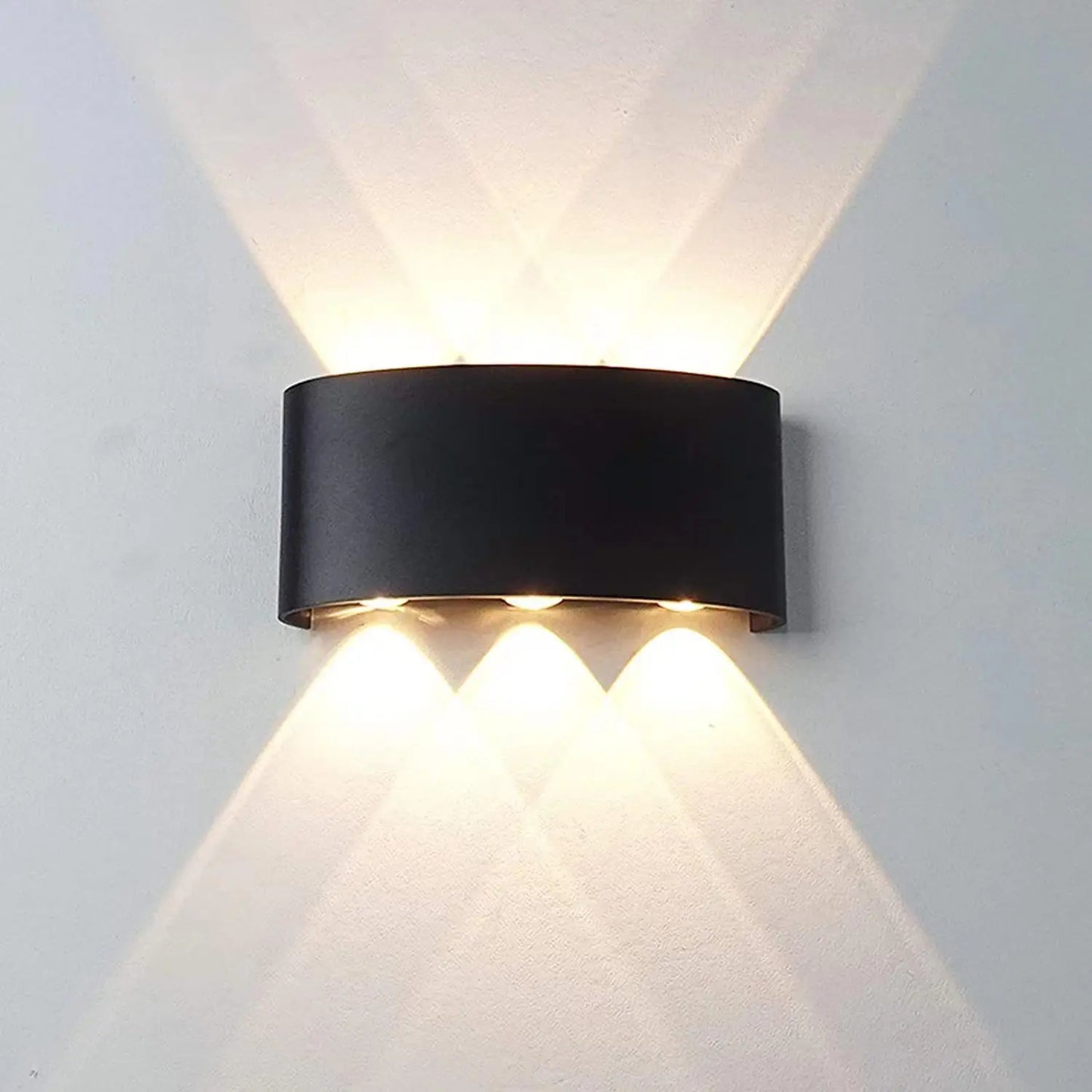 White LED Wall Light – Modern Up &amp; Down Light for Indoor and Outdoor Use