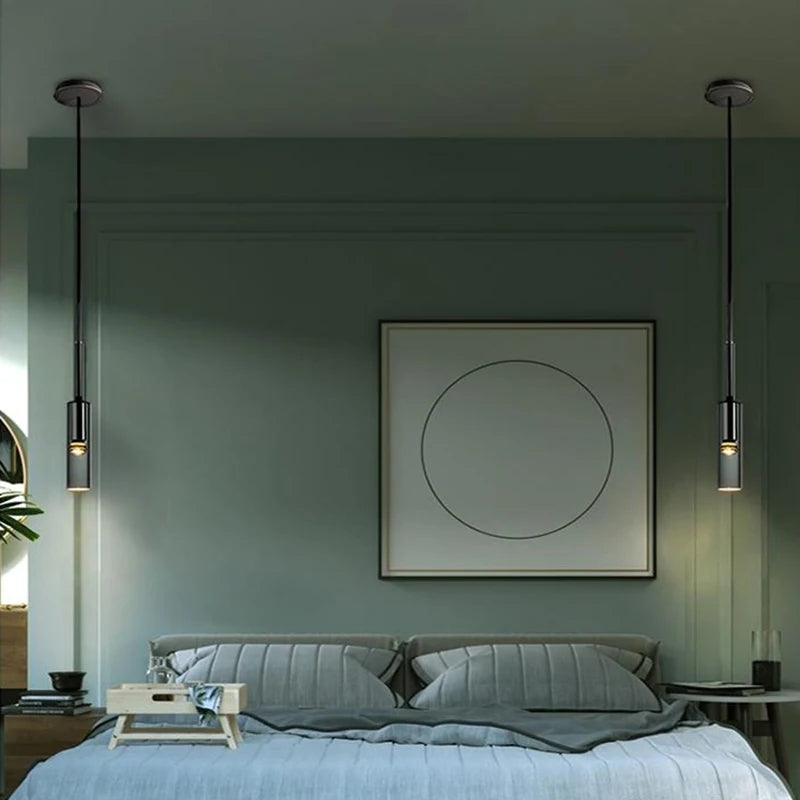 Lámpara Colgante LED Nórdica – Iluminación de Lujo para Comedor, Sala de Estar y Dormitorio