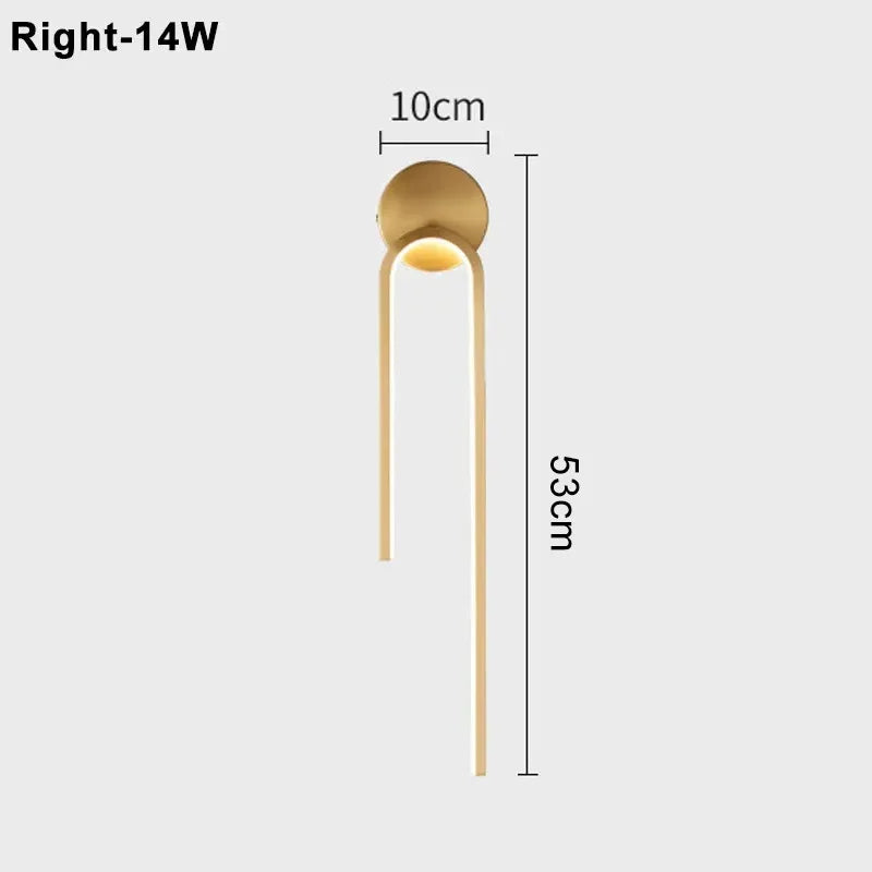 Modern LED Wall Light – Decorative Light for Bedroom, Living Room or Bedside
