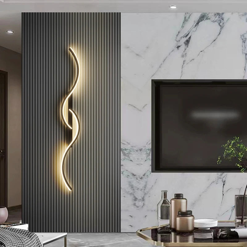 Minimalist LED Wall Light – Modern Long Strip Lamp for Bedroom, Living Room or Hallway