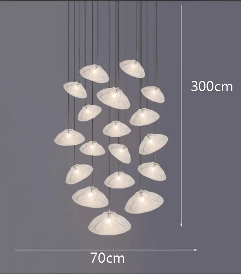 Elegant Ceiling Pendant Light – Decorative Chandelier for Dining Room, Living Room or Hall