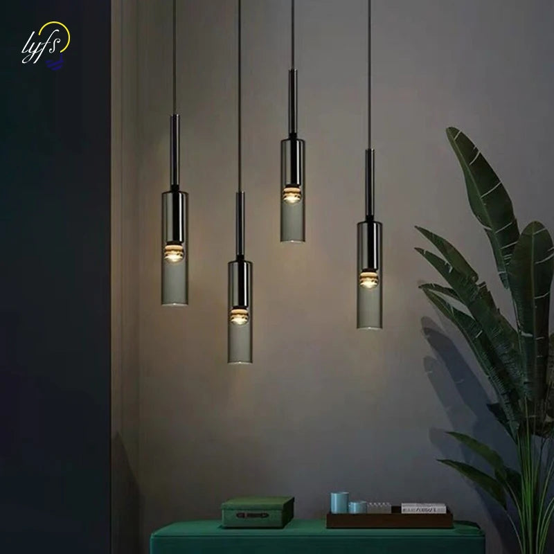 Lámpara Colgante LED Nórdica – Iluminación de Lujo para Comedor, Sala de Estar y Dormitorio
