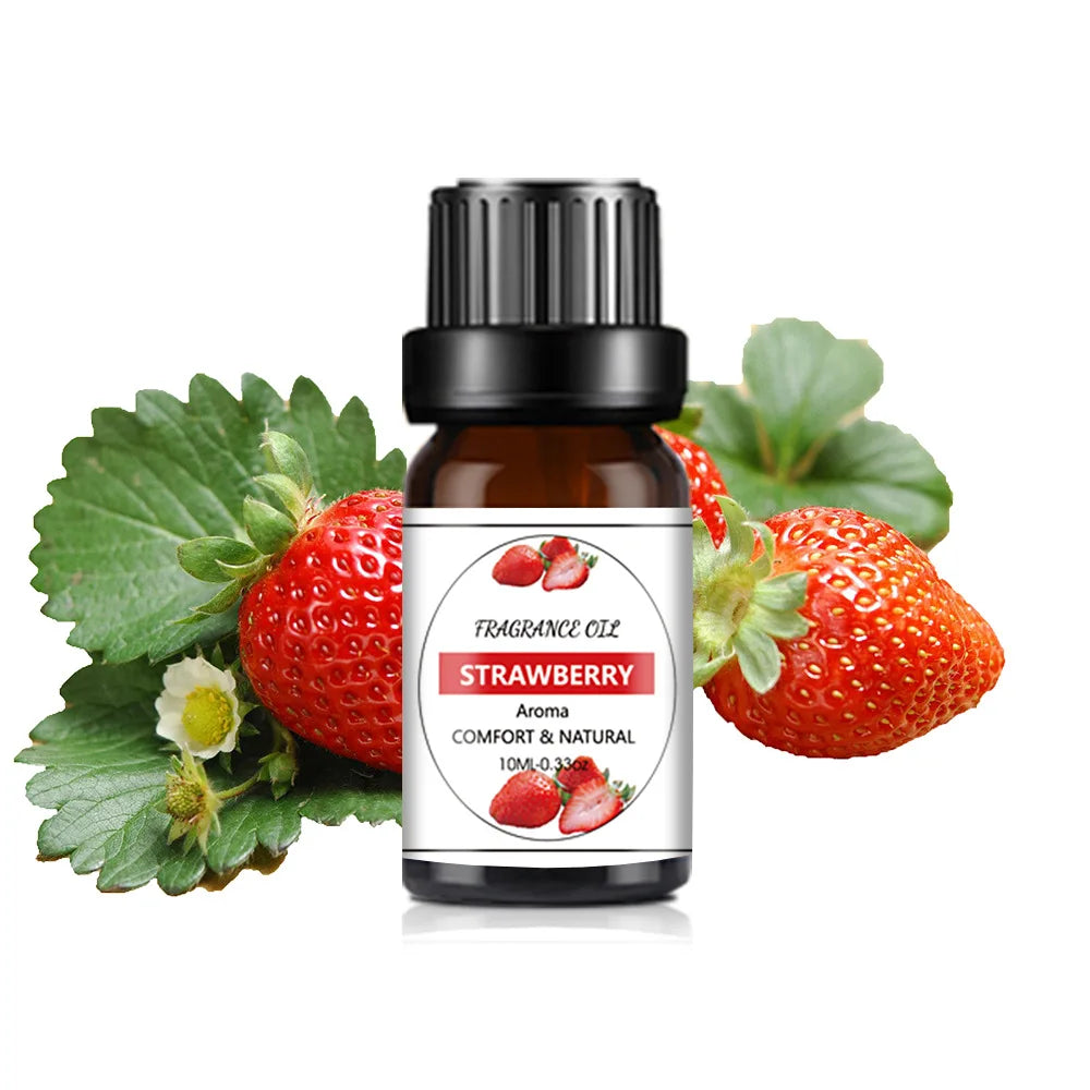 Aceite Esencial Orgánico 10ml - 33 Sabores para Aromaterapia, Velas, Jabones y Más