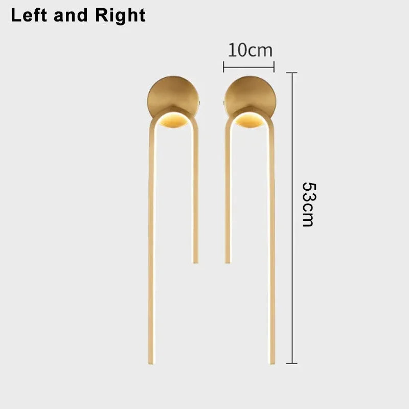Modern LED Wall Light – Decorative Light for Bedroom, Living Room or Bedside