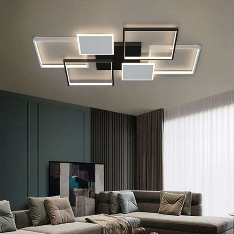 Modern Smart LED Ceiling Light – Decorative Chandelier for Living Room, Bedroom or Dining Room