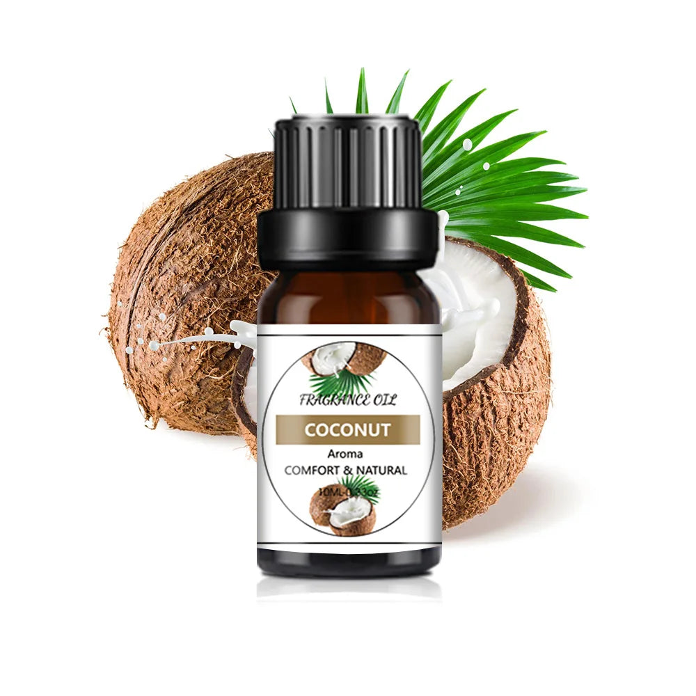 Aceite Esencial Orgánico 10ml - 33 Sabores para Aromaterapia, Velas, Jabones y Más