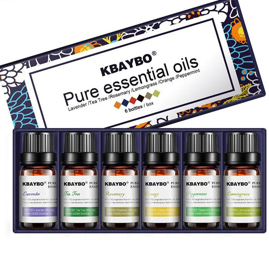 Aceites Esenciales para Difusor - Set de 6 Aromas para Aromaterapia y Humidificador