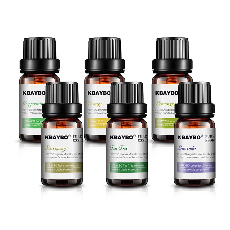 Essential Oils for Diffuser - Set of 6 Aromatherapy and Humidifier Scents